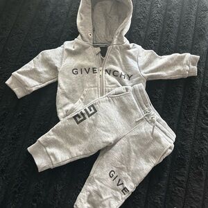 Givenchy Gray Baby Tracksuit